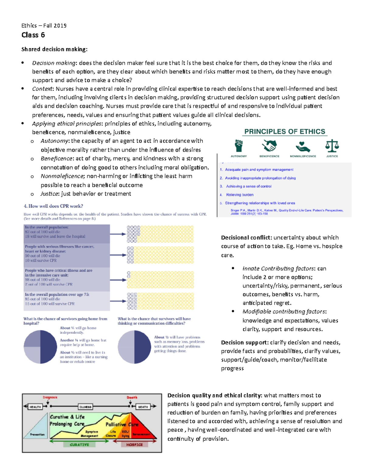 Ethics Class 6 Notes - Professor Susan Eldred - Ethics – Fall 2019 ...