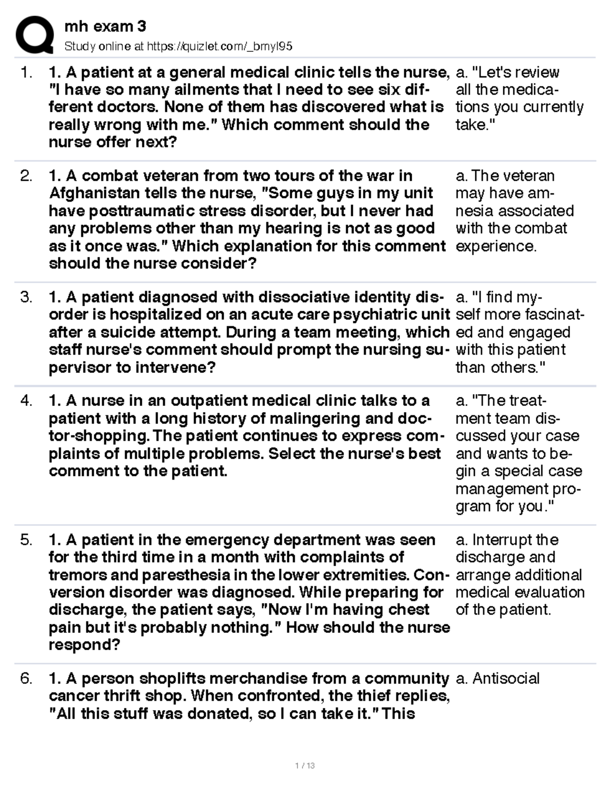 mh3-review-test-exam-2-mdc-ii-questions-and-answers-study-online