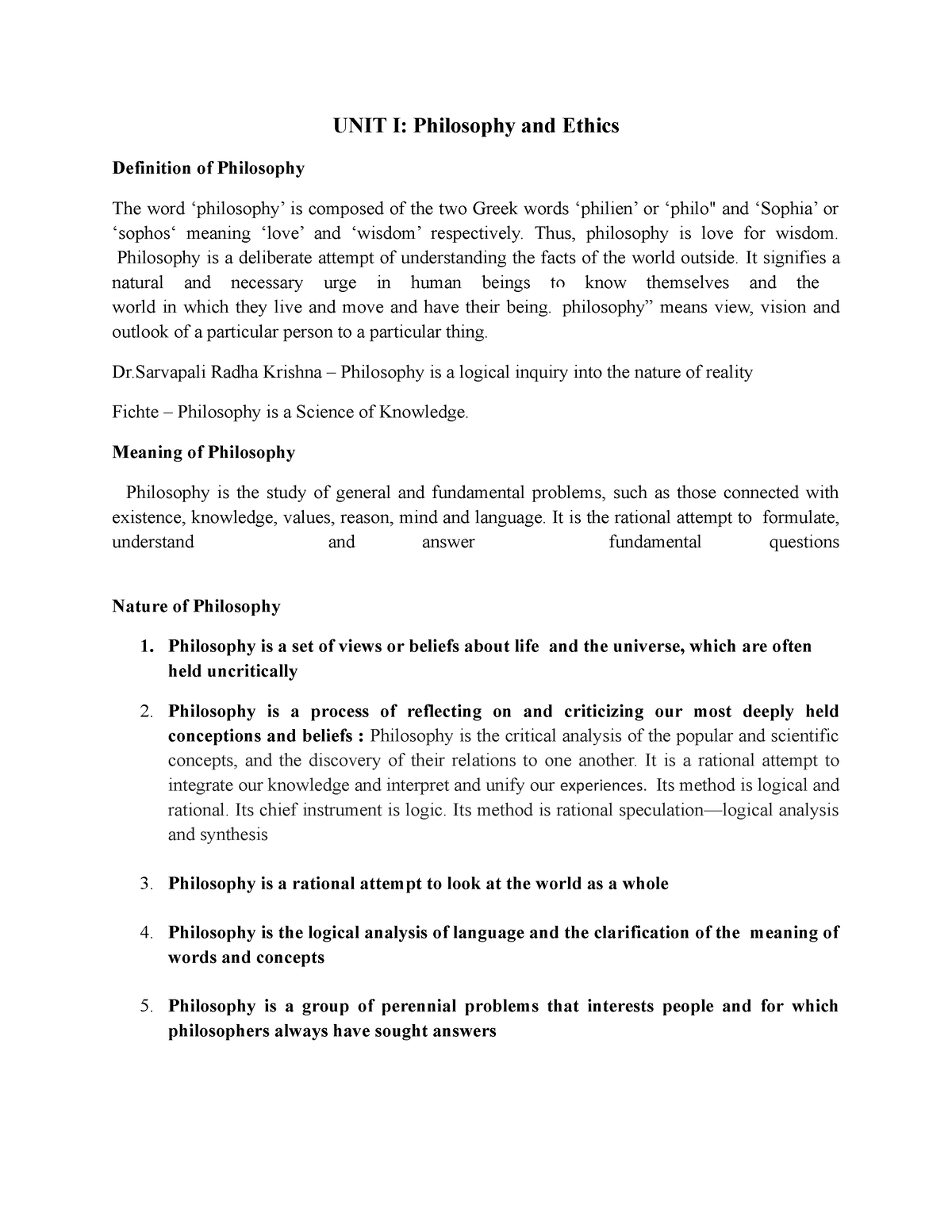 1Research Ethics Module 1 2 - UNIT I: Philosophy And Ethics Definition ...