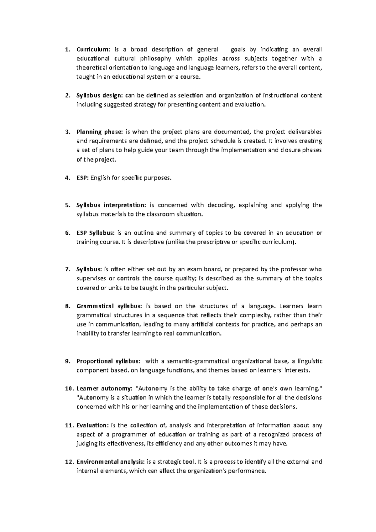 Curriculum - Curriculum: is a broad description of general goals by ...