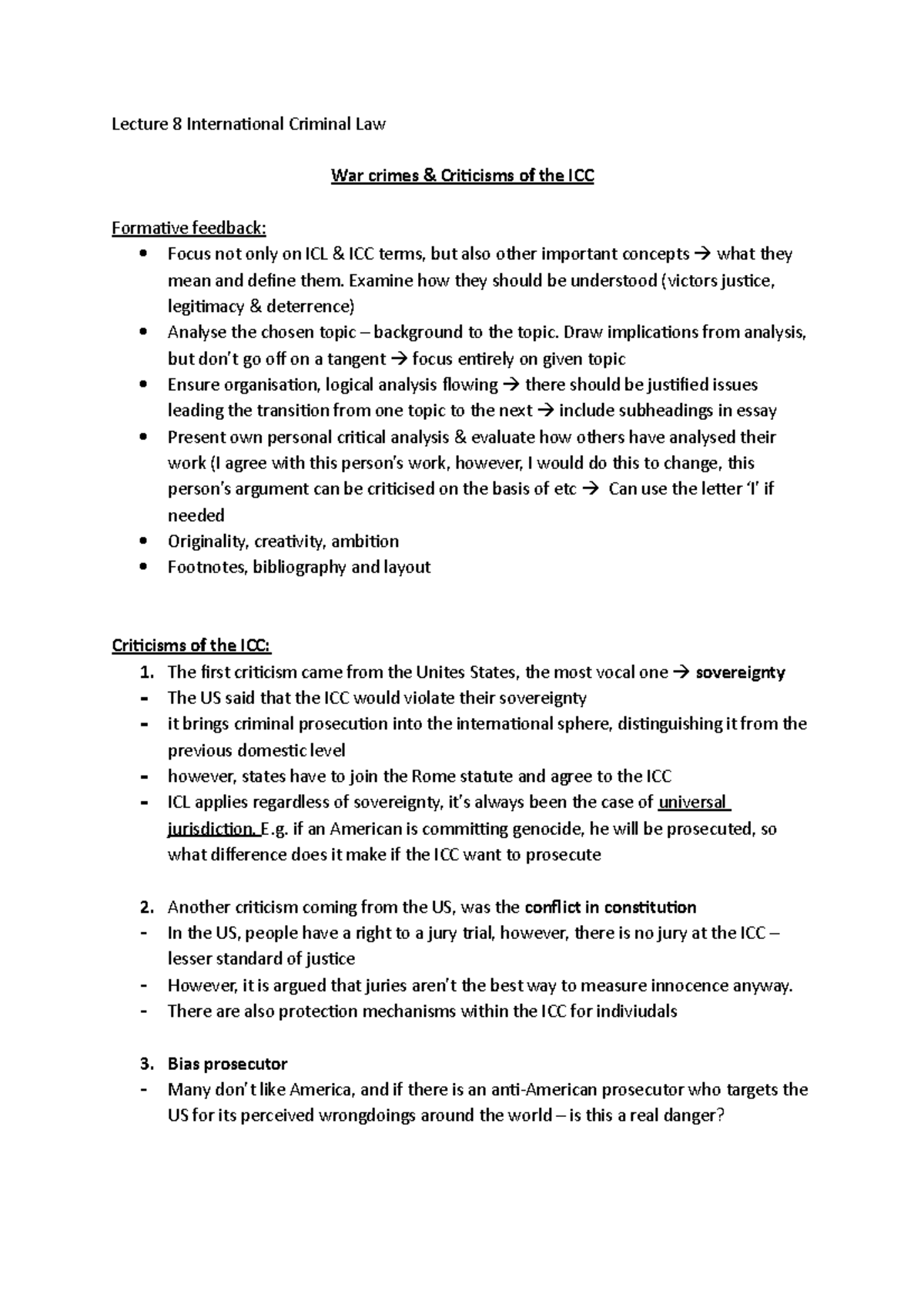 international-criminal-law-lecture-8-lecture-8-internaional-criminal