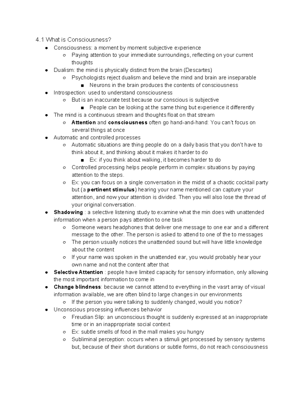 ch4-consciousness-summary-psychological-science-4-what-is