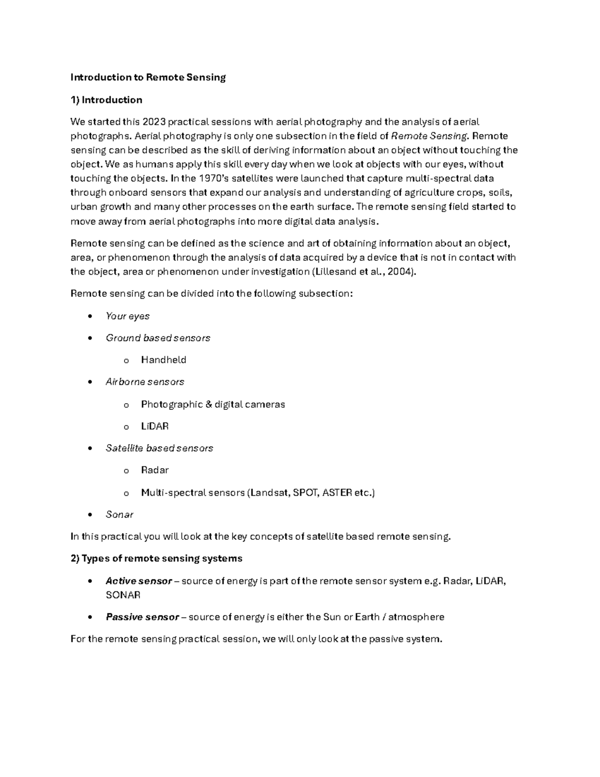 Background Info - Introduction to Remote Sensing - Introduction to ...