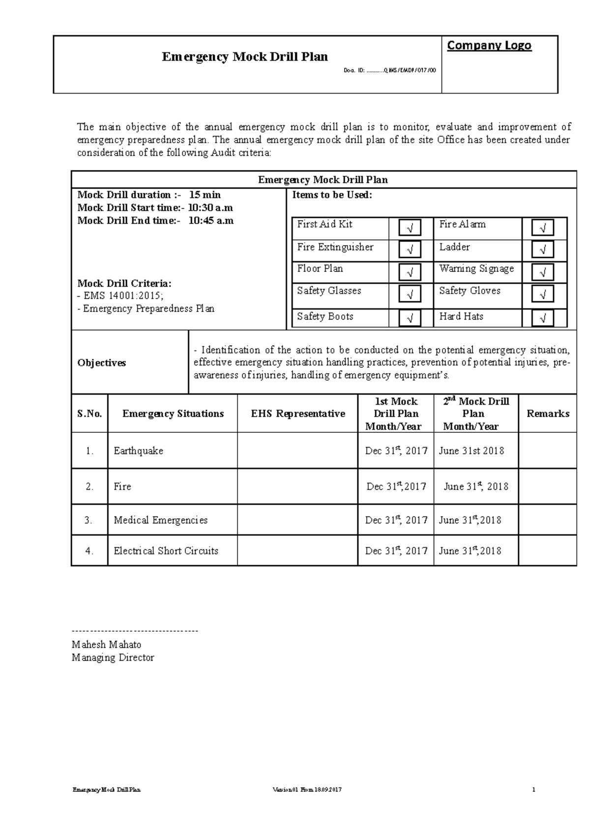 emergency-mock-drill-plan-emergency-mock-drill-plan-doc-id