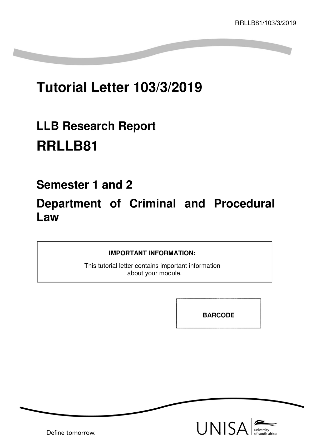 llb research report pdf