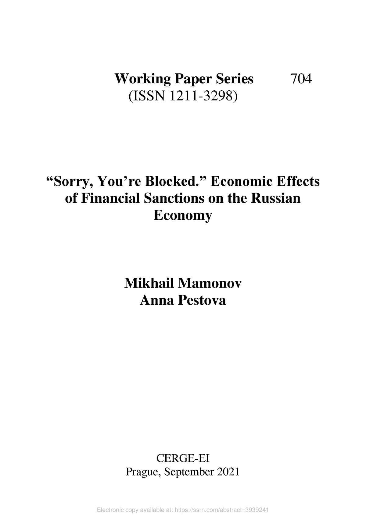 Economic Effects Of Financial Sanctions On The Russian Economy ...