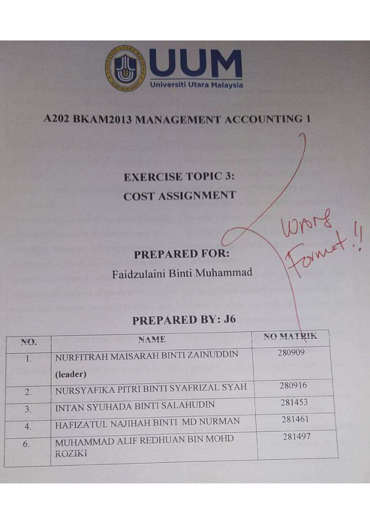 cost assignment in management accounting