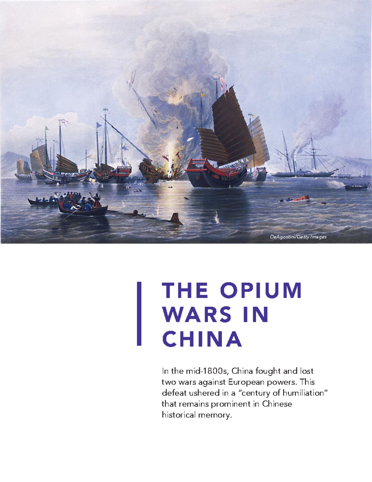 Opium Wars - Background Reading - THE OPIUM WARS IN CHINA DeAgostini ...