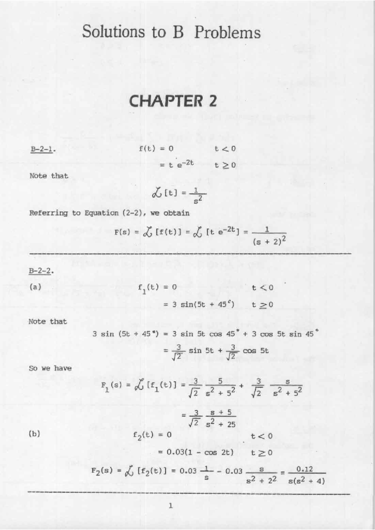 - System Dynamics - Solutions To B Problems Ogata - System Dynamics ...