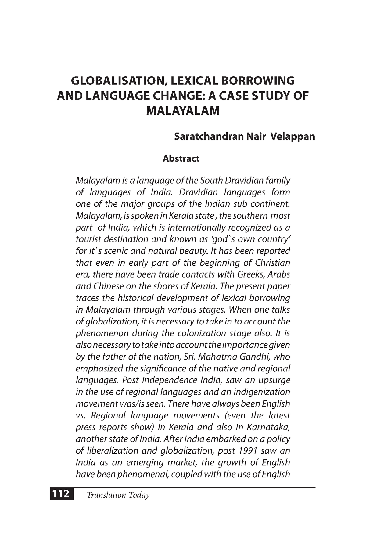 globalisation essay malayalam
