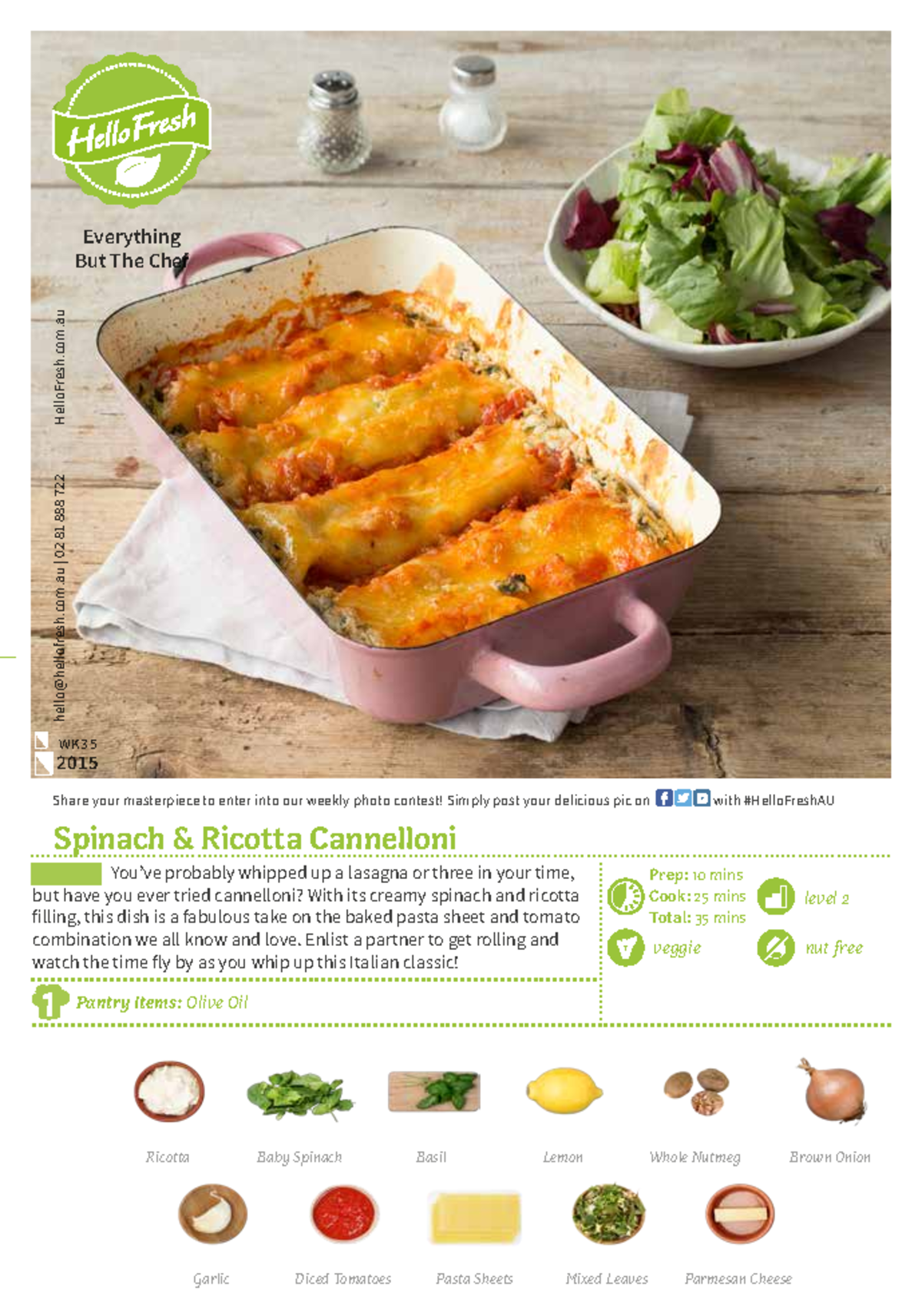 Meal Kit example - bon - Everything But The Chef ####### hello ...