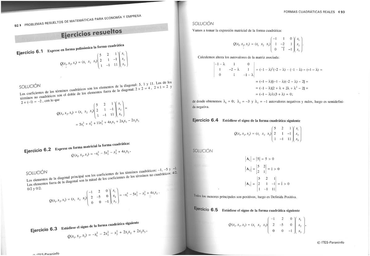 Tema 6 - EJERCICIOS RESUELTOS - Matemáticas Empresariales - Studocu
