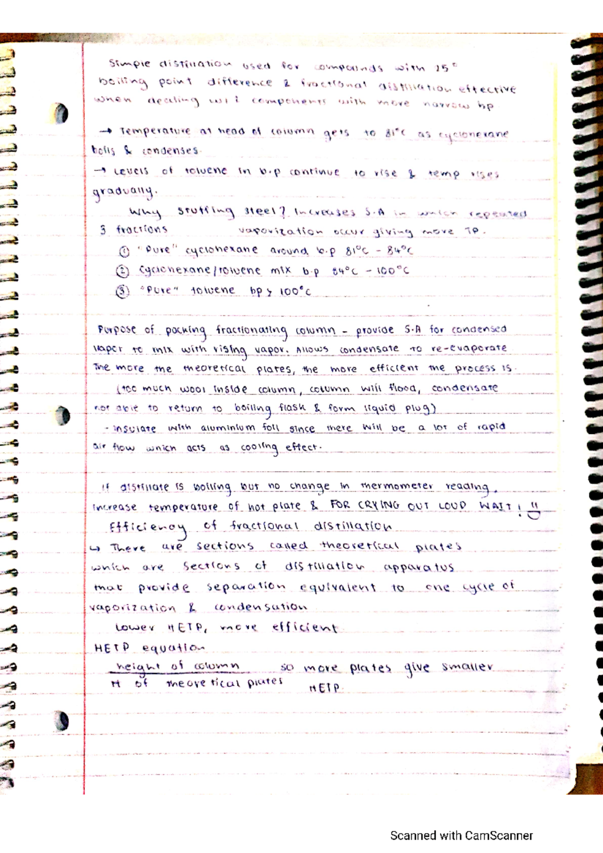 Fractional Distillation of ethyl acetate/toluene mixture - Chem 221 ...