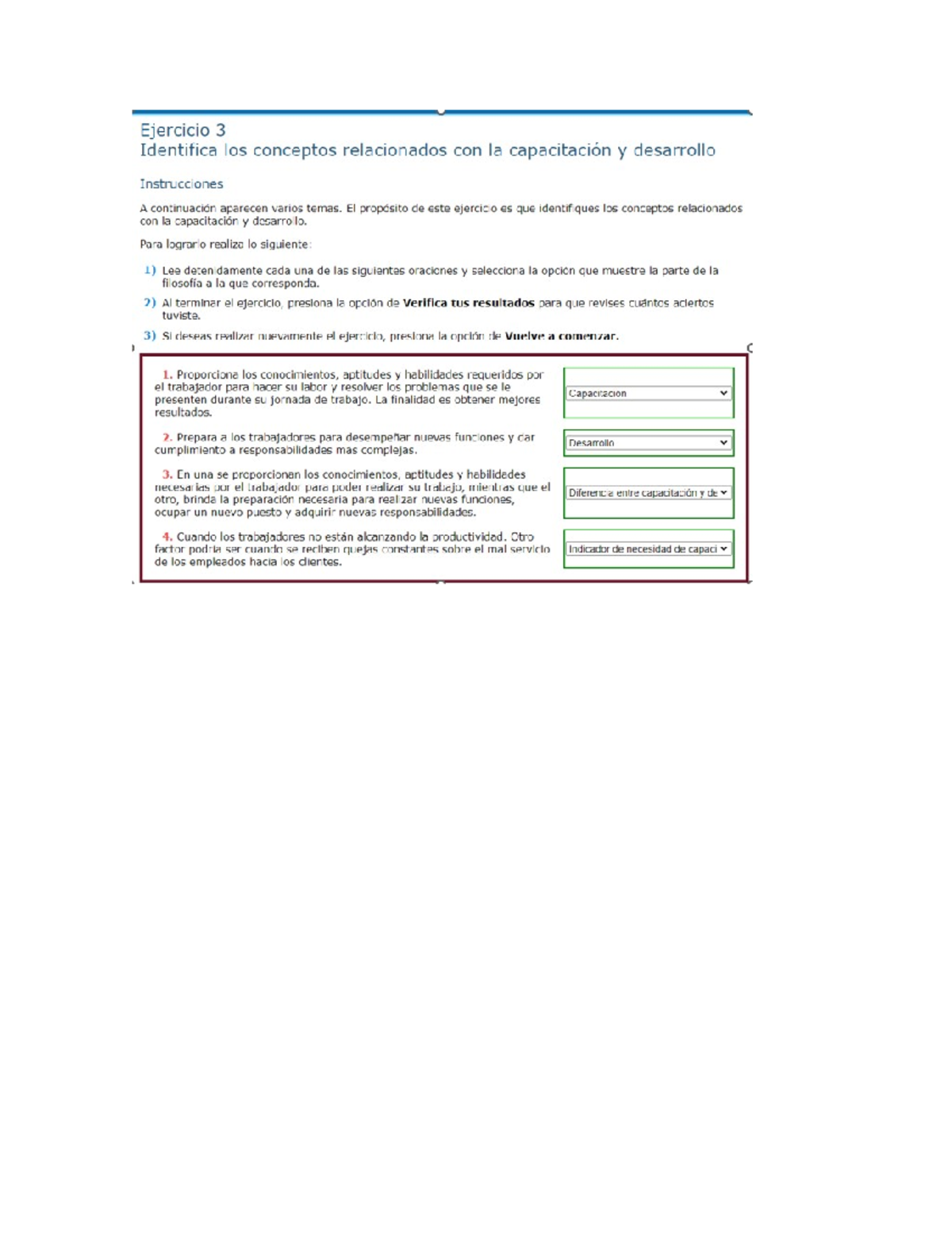 Concepto - Practica de gestión de capital humano y liderazgo - UVEG