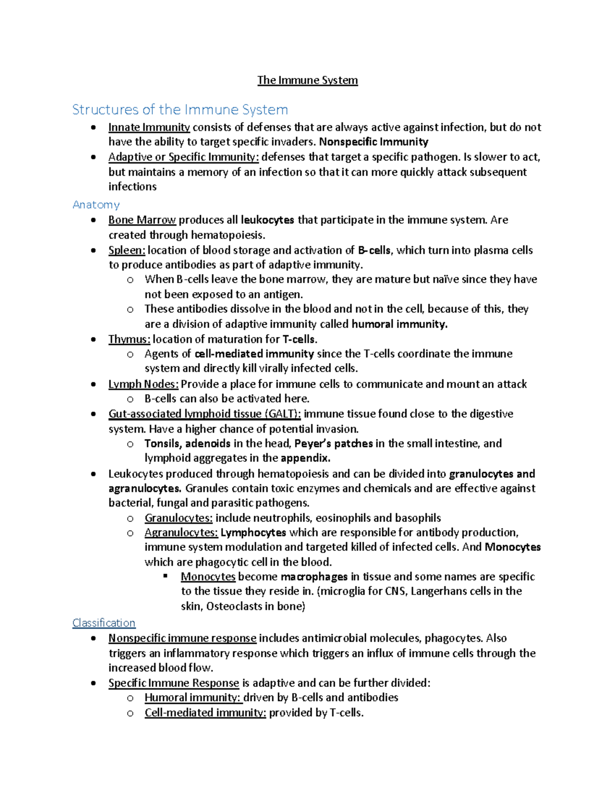 the-immune-system-the-immune-system-structures-of-the-immune-system