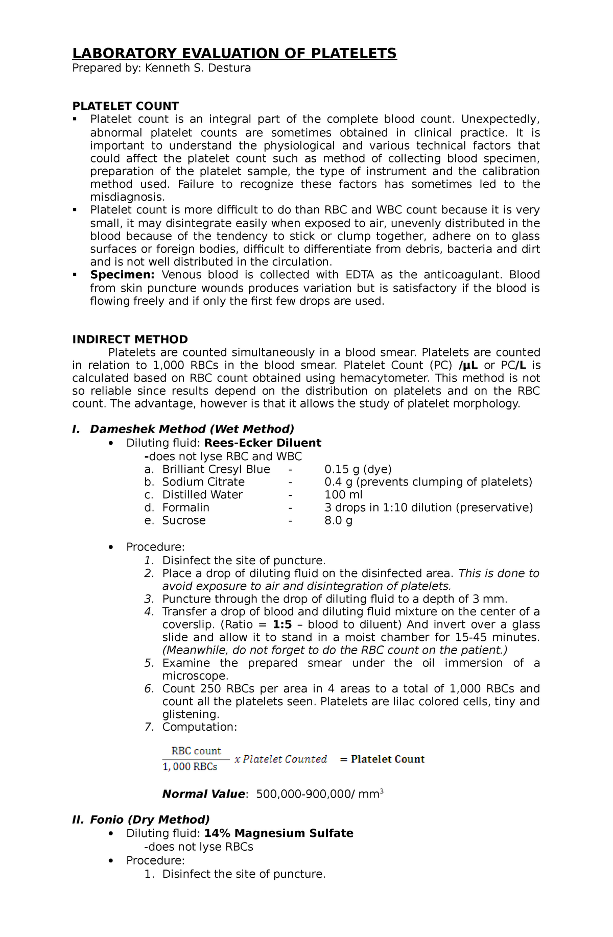 platelet-count-notes-laboratory-evaluation-of-platelets-prepared-by