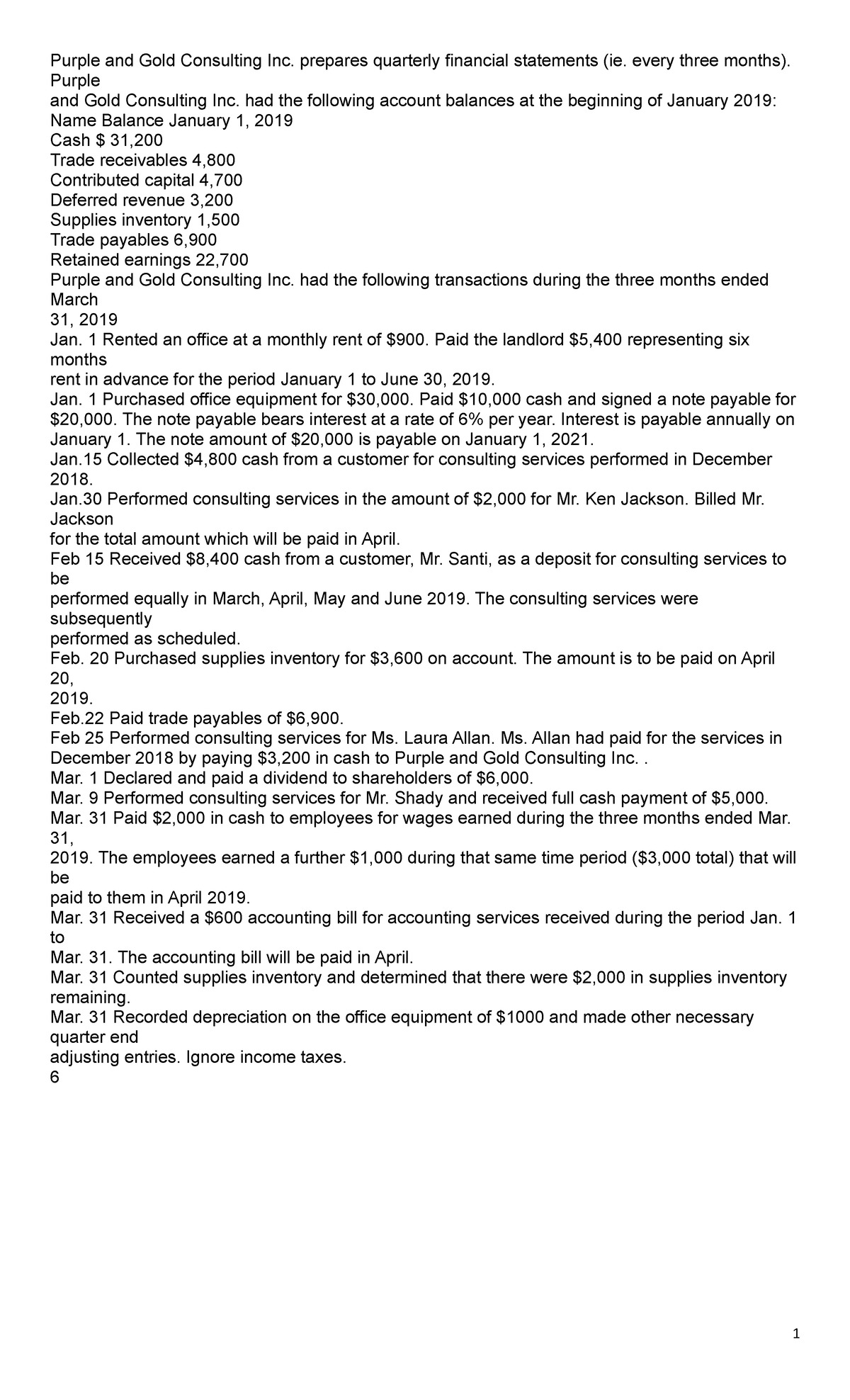 Winter 2019 Midterm 1 Solutions - Purple and Gold Consulting Inc ...