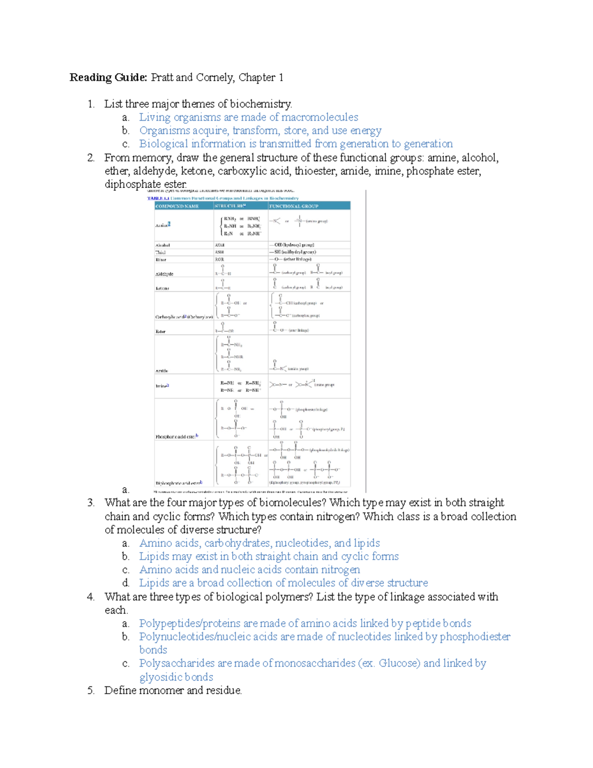 Reading Guide ch 1 - Reading Guide: Pratt and Cornely, Chapter 1 1 ...