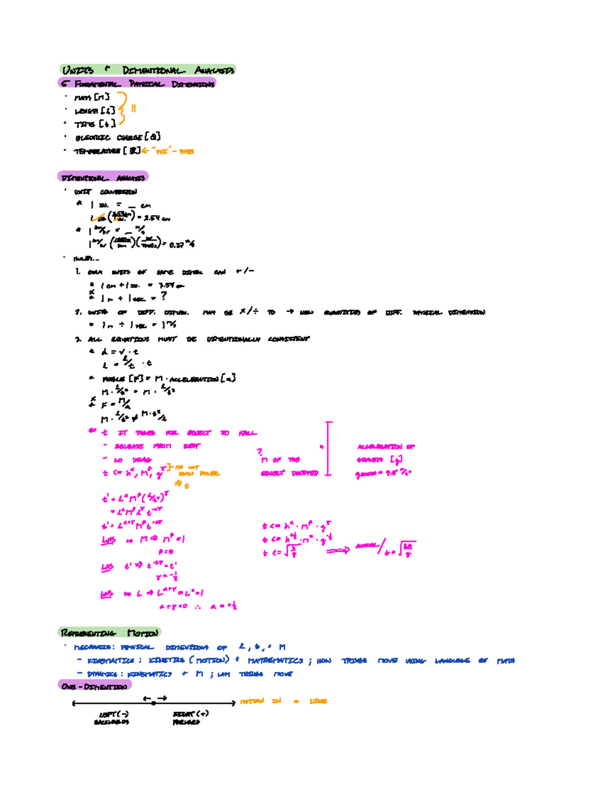 Physics 5A Week 1 - UNITS DIMENTIONALANALUSTS 5 ...