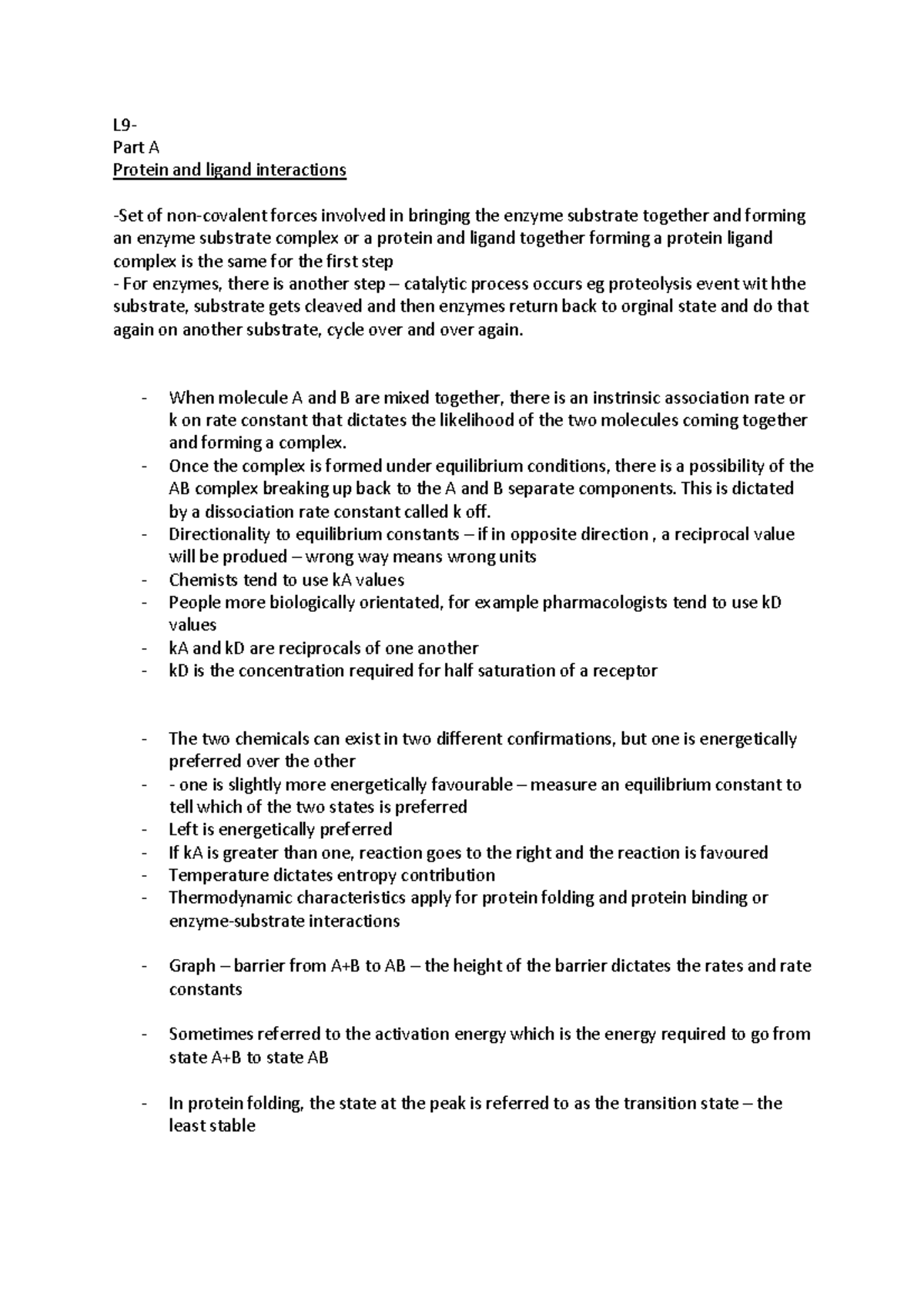 protein-structure-notes-l9-part-a-protein-and-ligand-interactions