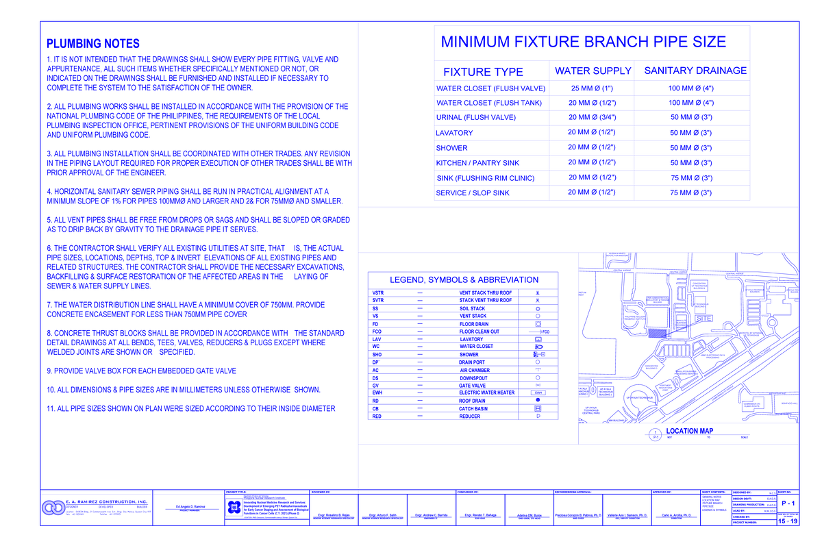 Nucmed Sanitary- Phase-2 - PLUMBING NOTES 1. IT IS NOT INTENDED THAT ...
