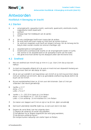 NOVA NA 3 Havo H4 P2 Opdr7 Werkblad - Natuurkunde - Nova © Uitgeverij ...