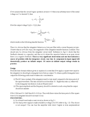 LIC Lab Manual - zozz - I .. AIM:- EXPERIMENT No. 1. To design and imp ...