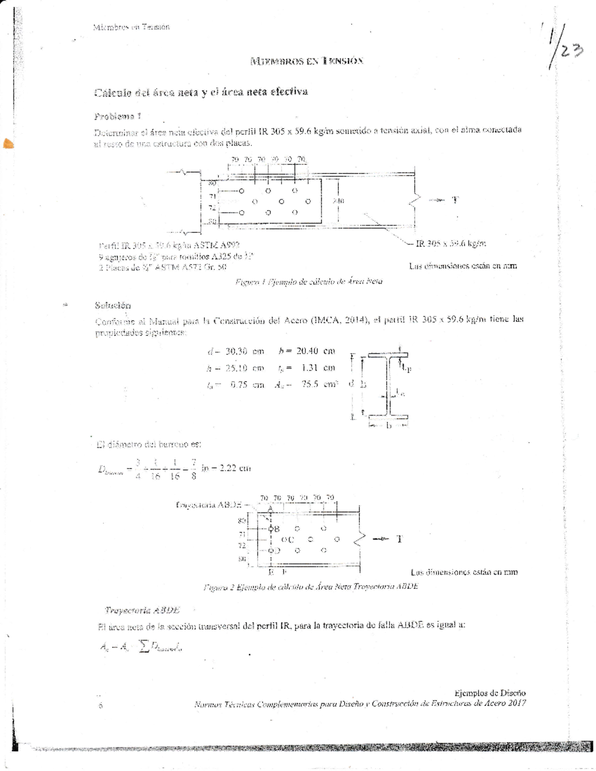 405252768 Acero Estructural Ejercicios Resueltos - Il4 It::-lt- Rir -j ...