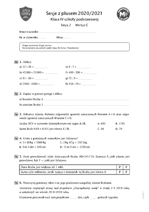 Brainy Kl5 Unit Test 1 B - Sprawdzian Dla Klasy 5 - UNIT 1 Test B Imię ...