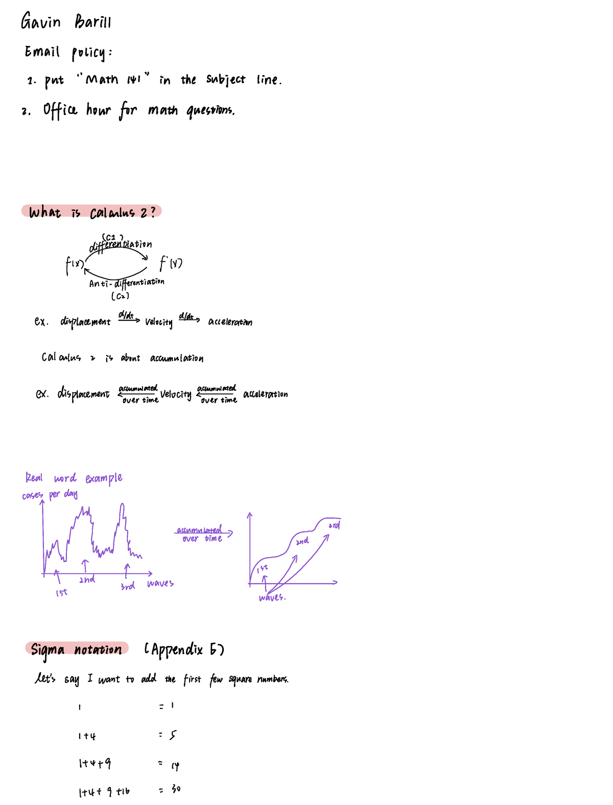 Math 141 - Math 141 - Studocu