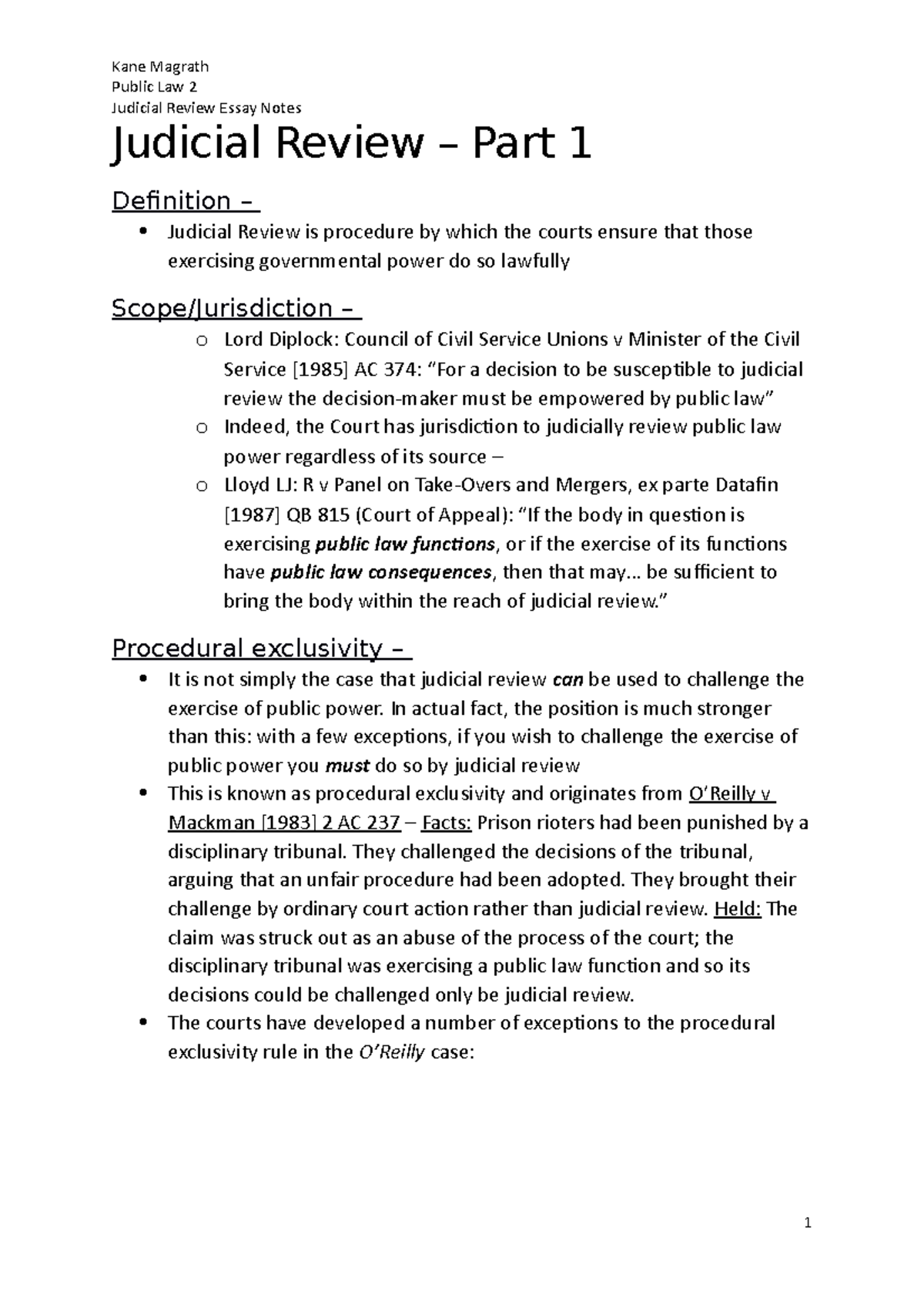 judiciary essay conclusion