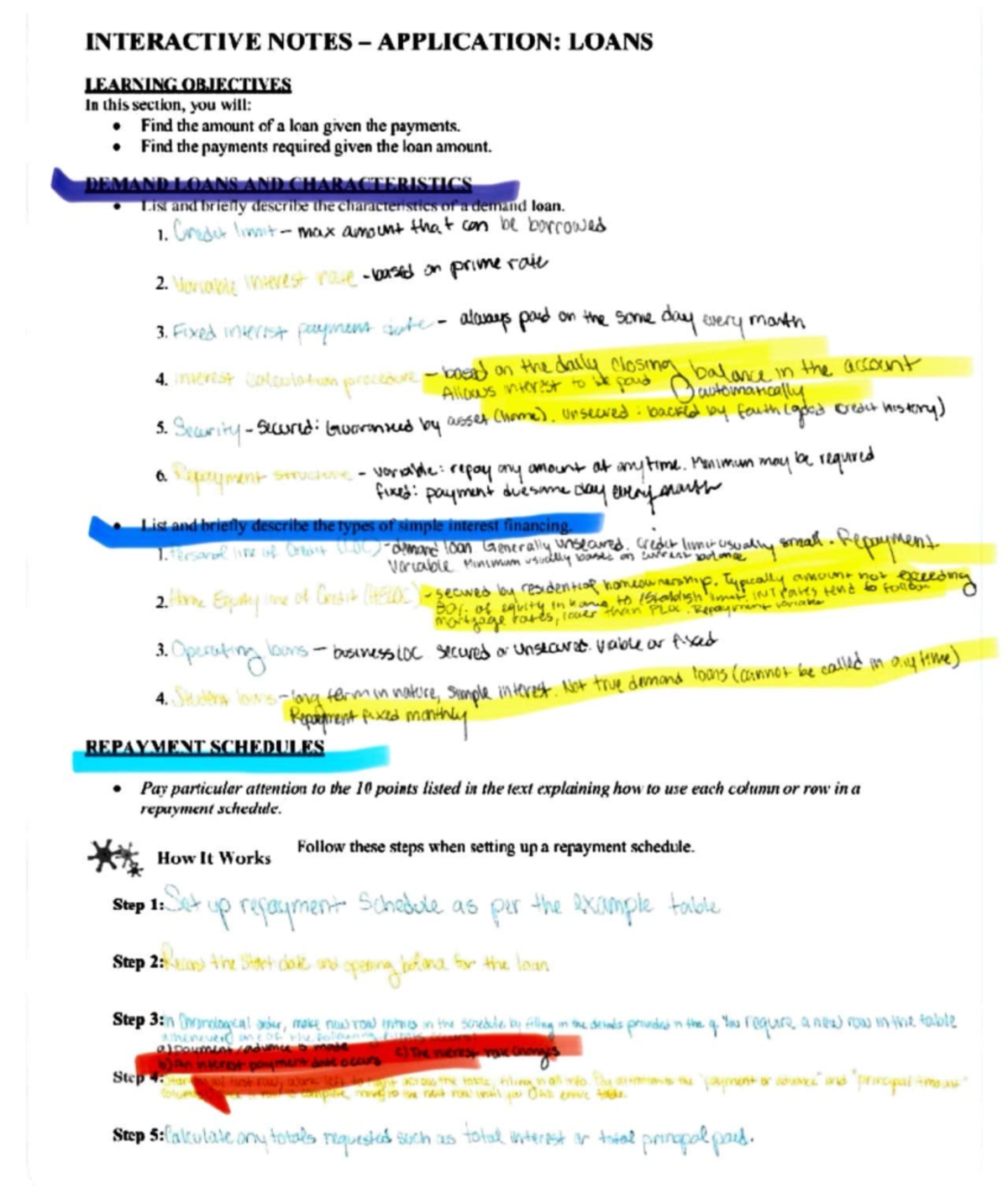 Adobe Scan Mar 25, 2024 - Notes - INTERACTIVE NOTES - APPLICATION ...