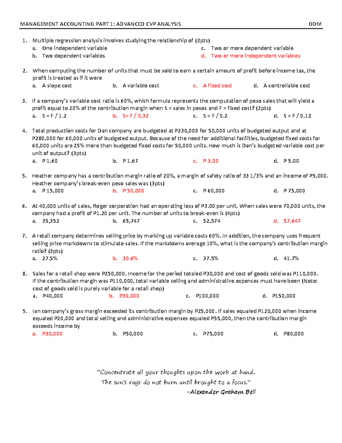 Mgt-acctg-1 - For solving management accounting problems that are ...