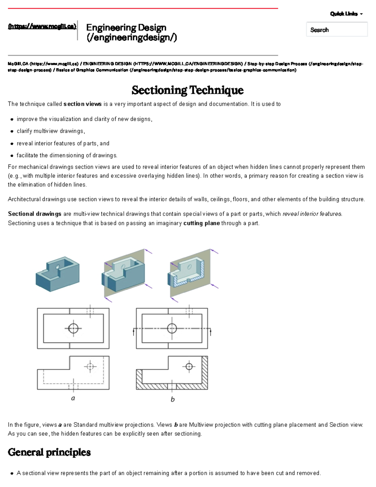 Sectioning Technique Engineering Design - Mc Gill University - The ...