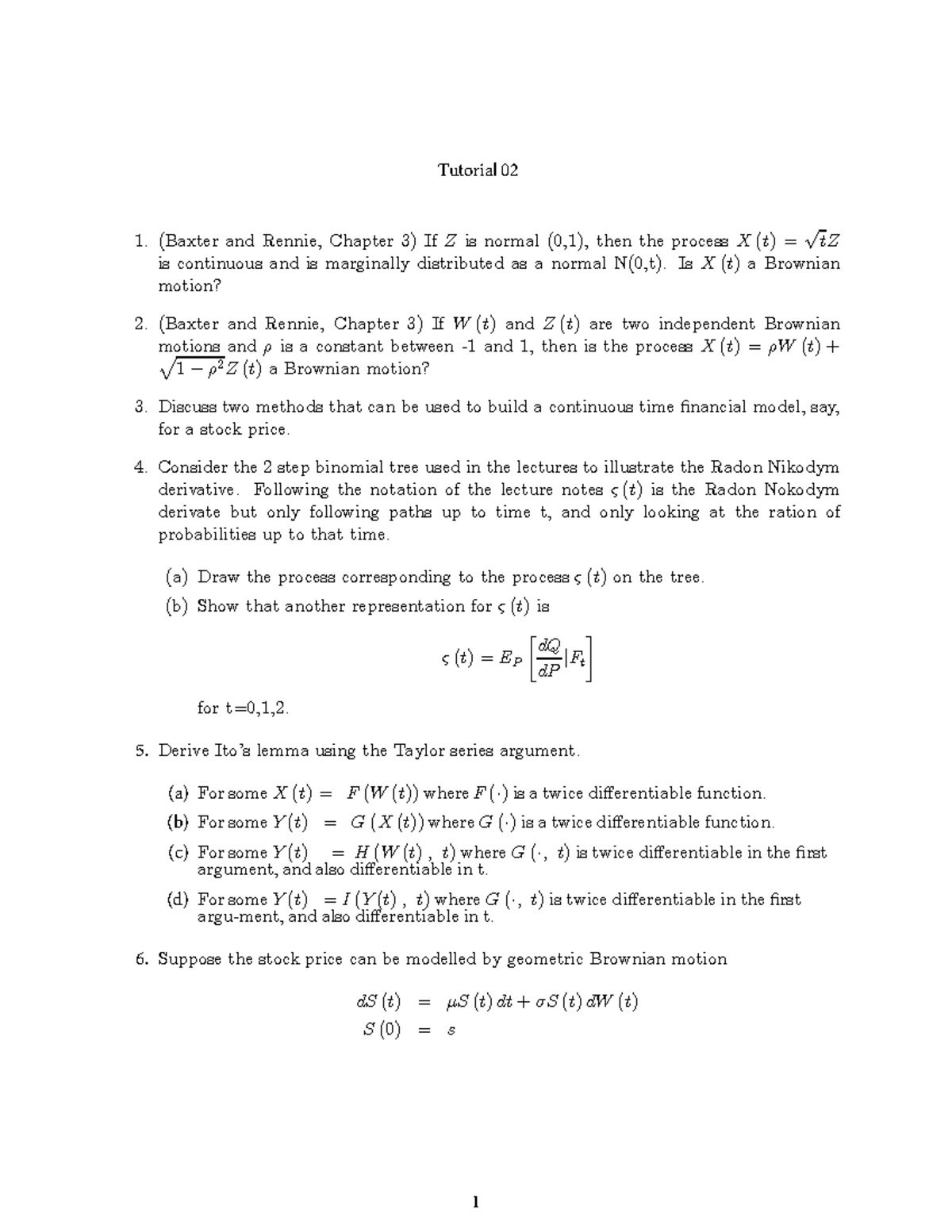 Tutorial 2 Questions By Mr Calvin Kwok Studocu