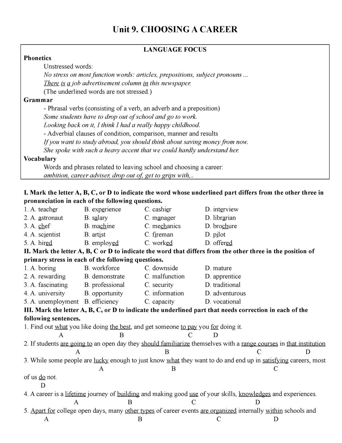 unit-9-nice-unit-9-choosing-a-career-language-focus-phonetics