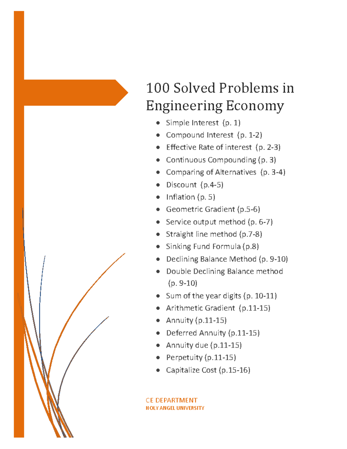 101 Engineering Economy Problems With Solutions - 100 Solved Problems ...