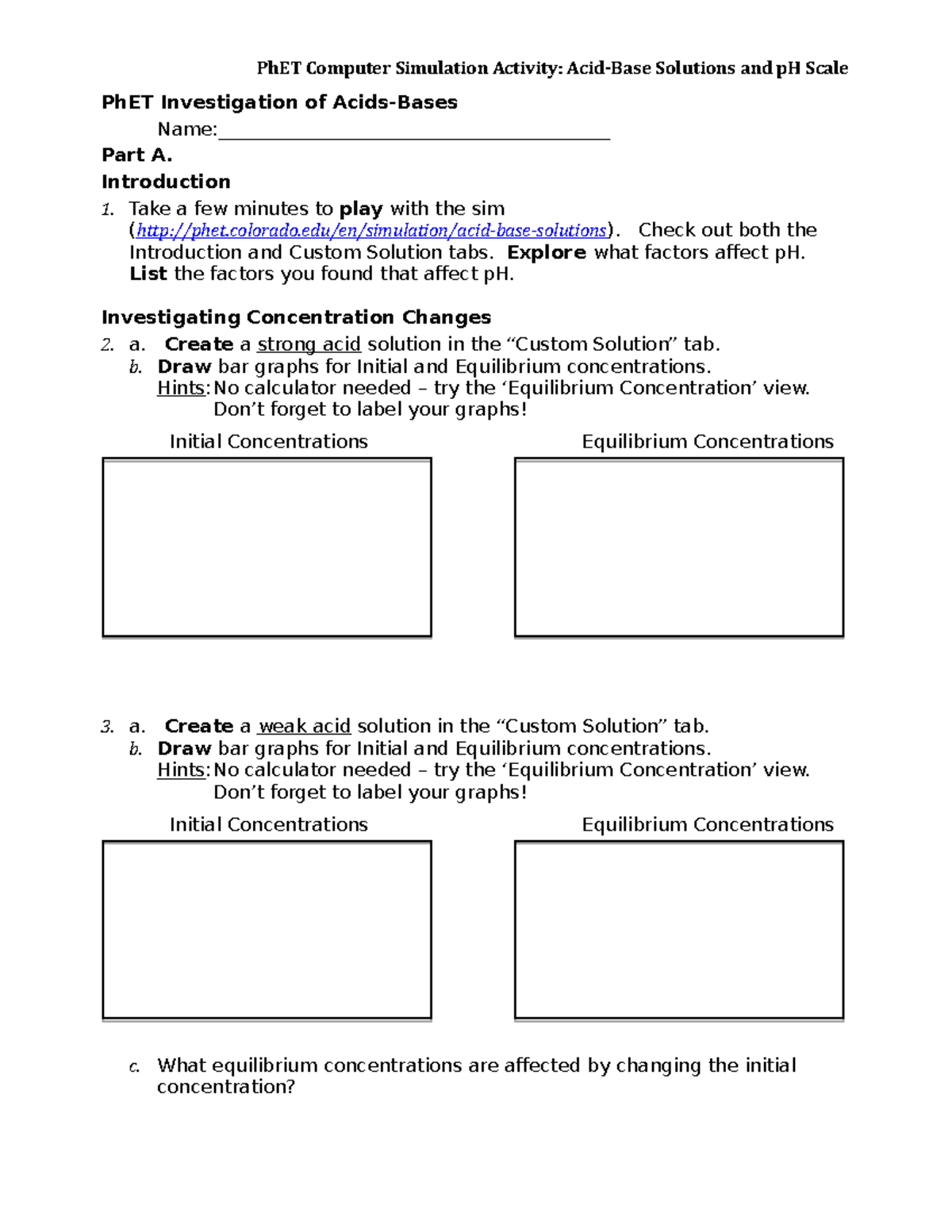 Summer 2023 AcidBase Solutions PhET Investigation of AcidsBases