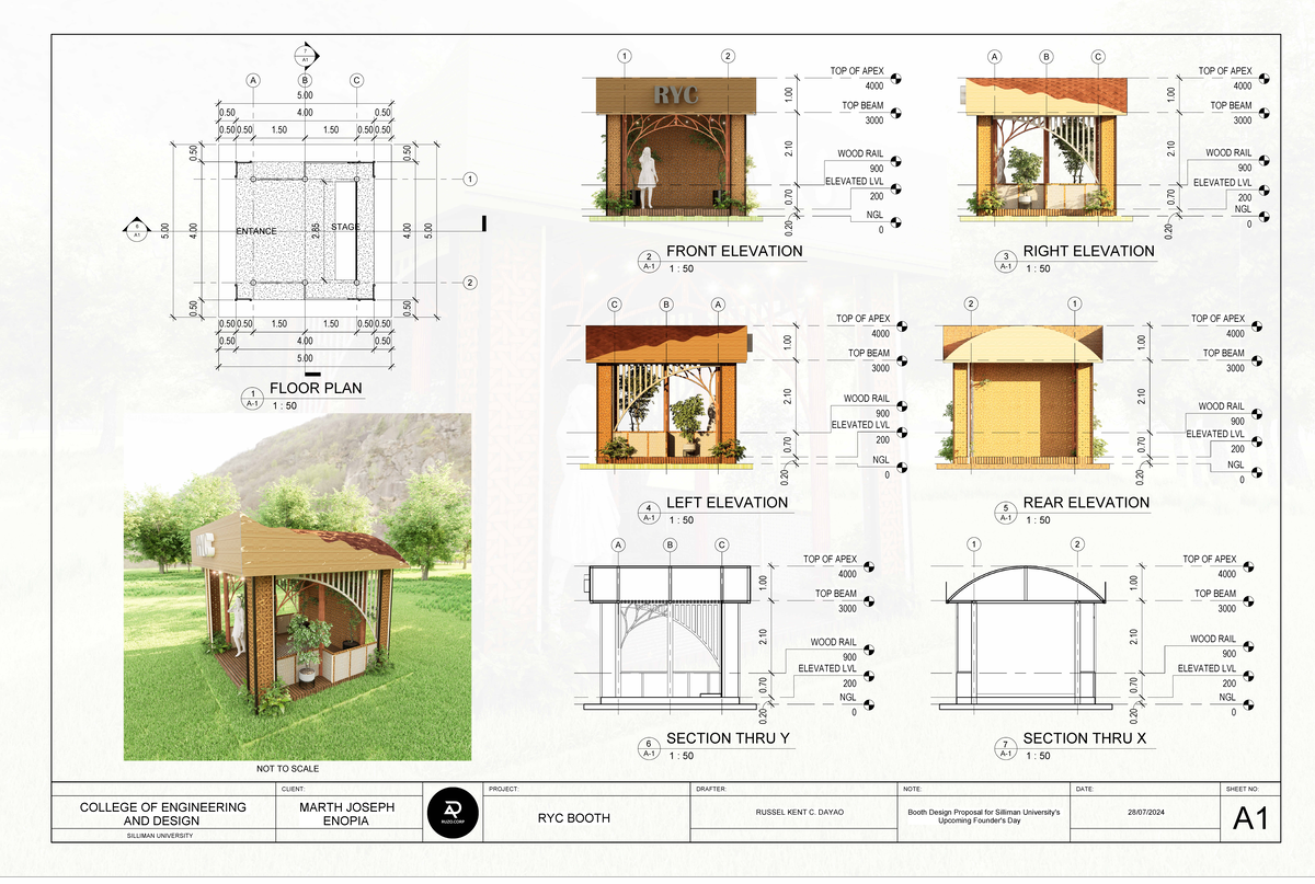 Project Booth Building 3 - Bs in Architecture - A CLIENT: PROJECT ...