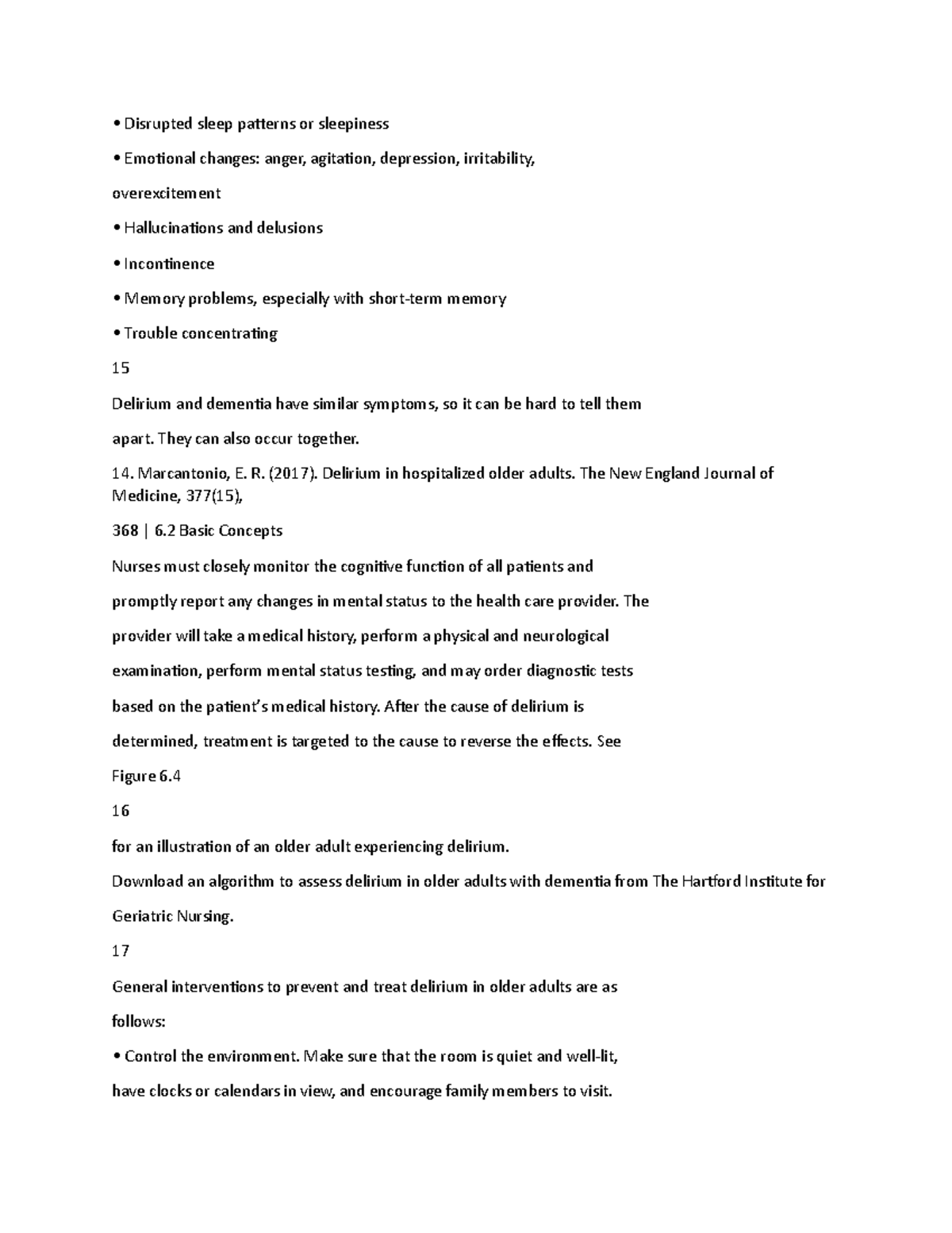 Nursing Fundamentals-96 - Disrupted sleep patterns or sleepiness ...