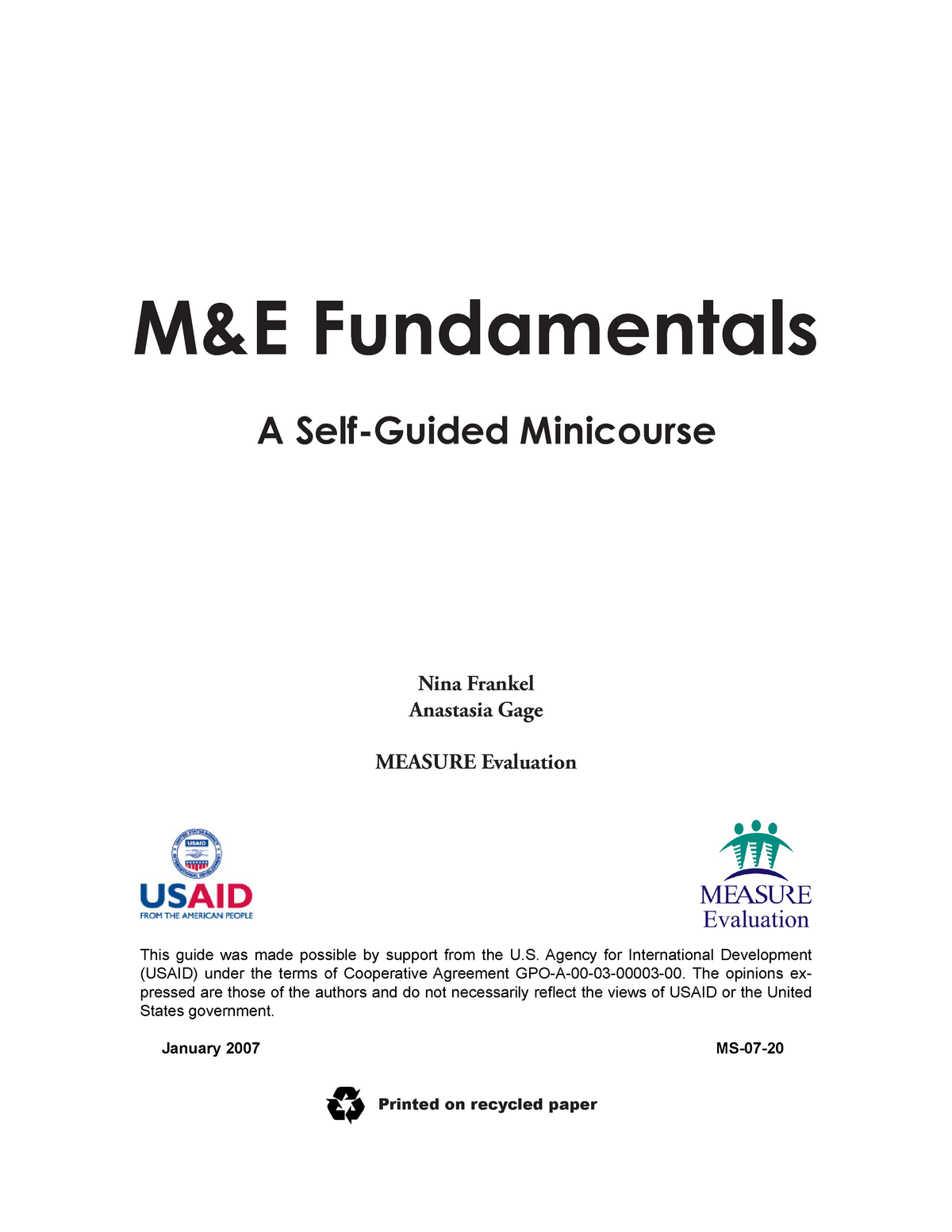 Fundamentals Of Monitoring And Evaluation For Beginners - M&E ...