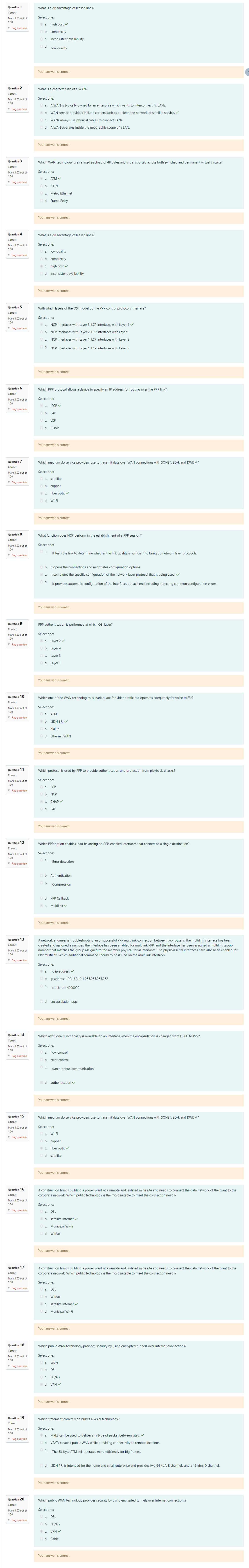Prelim Quiz 1 Attempt review - Data Communication and Networking 4 ...