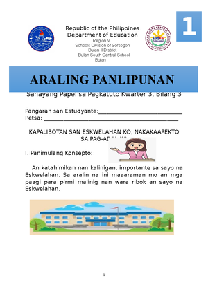 Narrative Report IN AP LAS Making - Republic of the Philippines ...