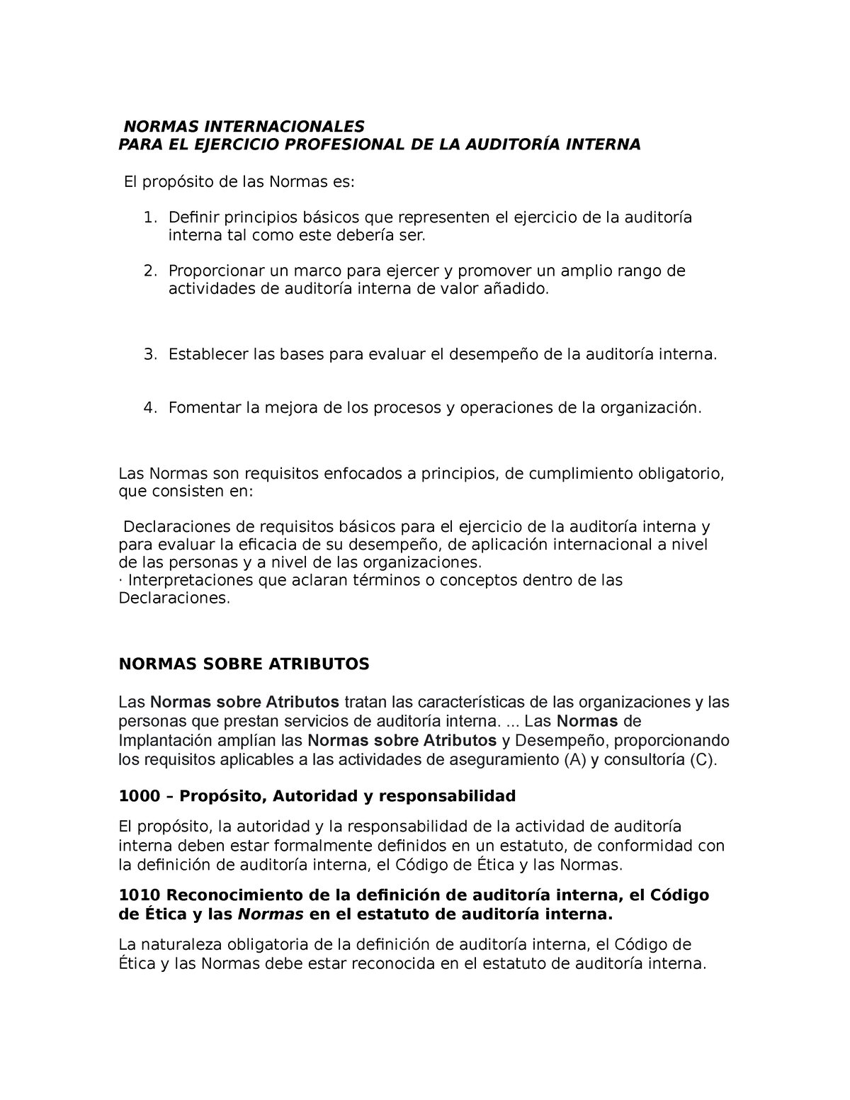 Normas Internacionales Normas Internacionales Para El Ejercicio Profesional De La AuditorÍa 2882