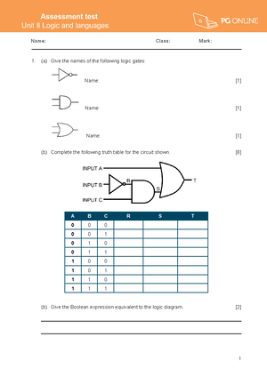 690369234 1 1 Summary Notes Computer Science A Level OCR - OCR A-Level ...