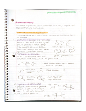 Organic Chemistry 2 Lab Final Exam Study Guide - Organic Chemistry 2 ...