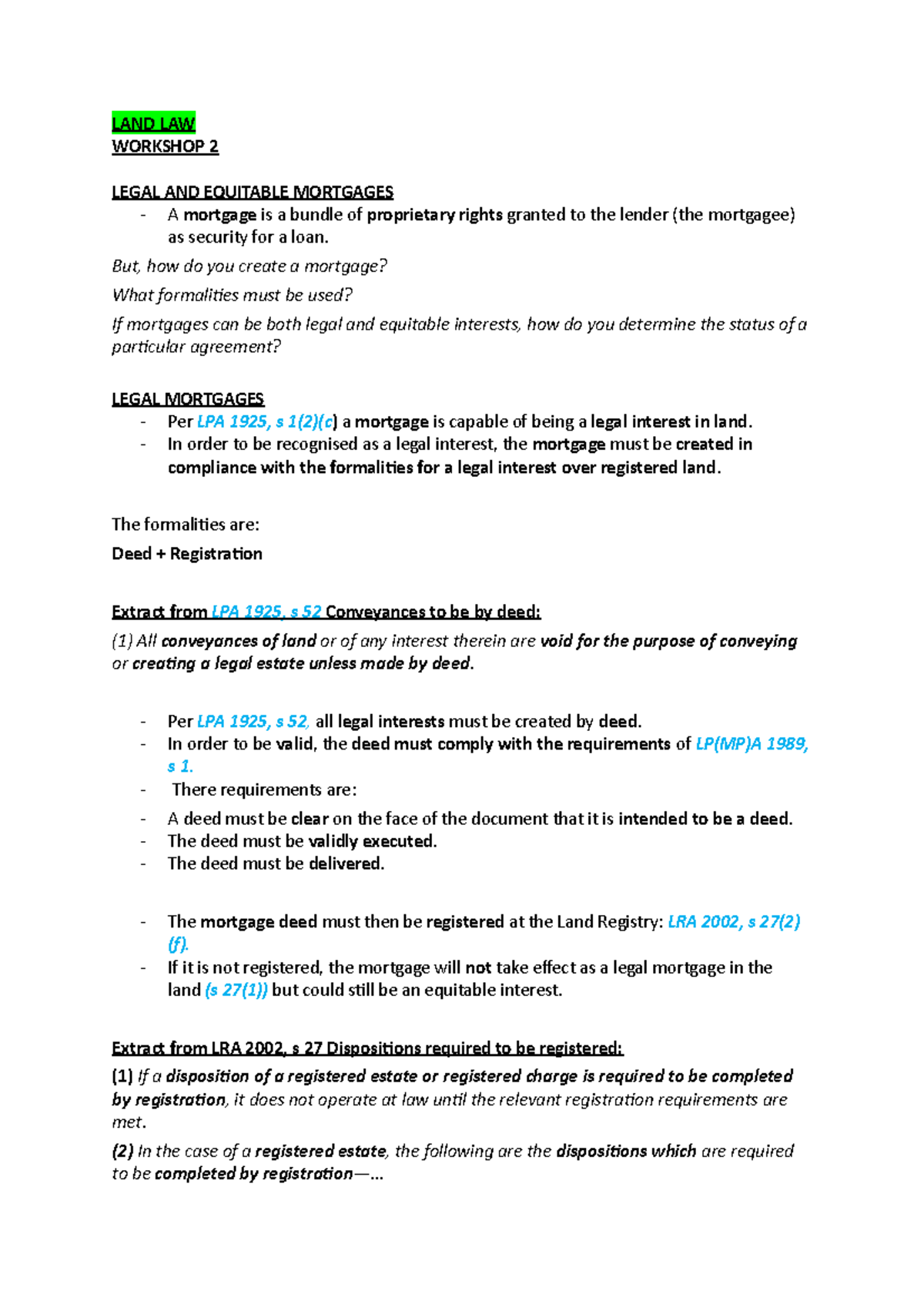 legal-and-equitable-mortgages-land-law-workshop-2-legal-and-equitable