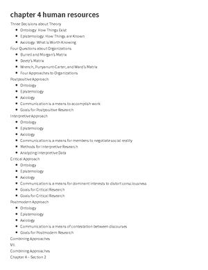 Chapter 2 human relations notes - chapter 2 human relations Defining ...
