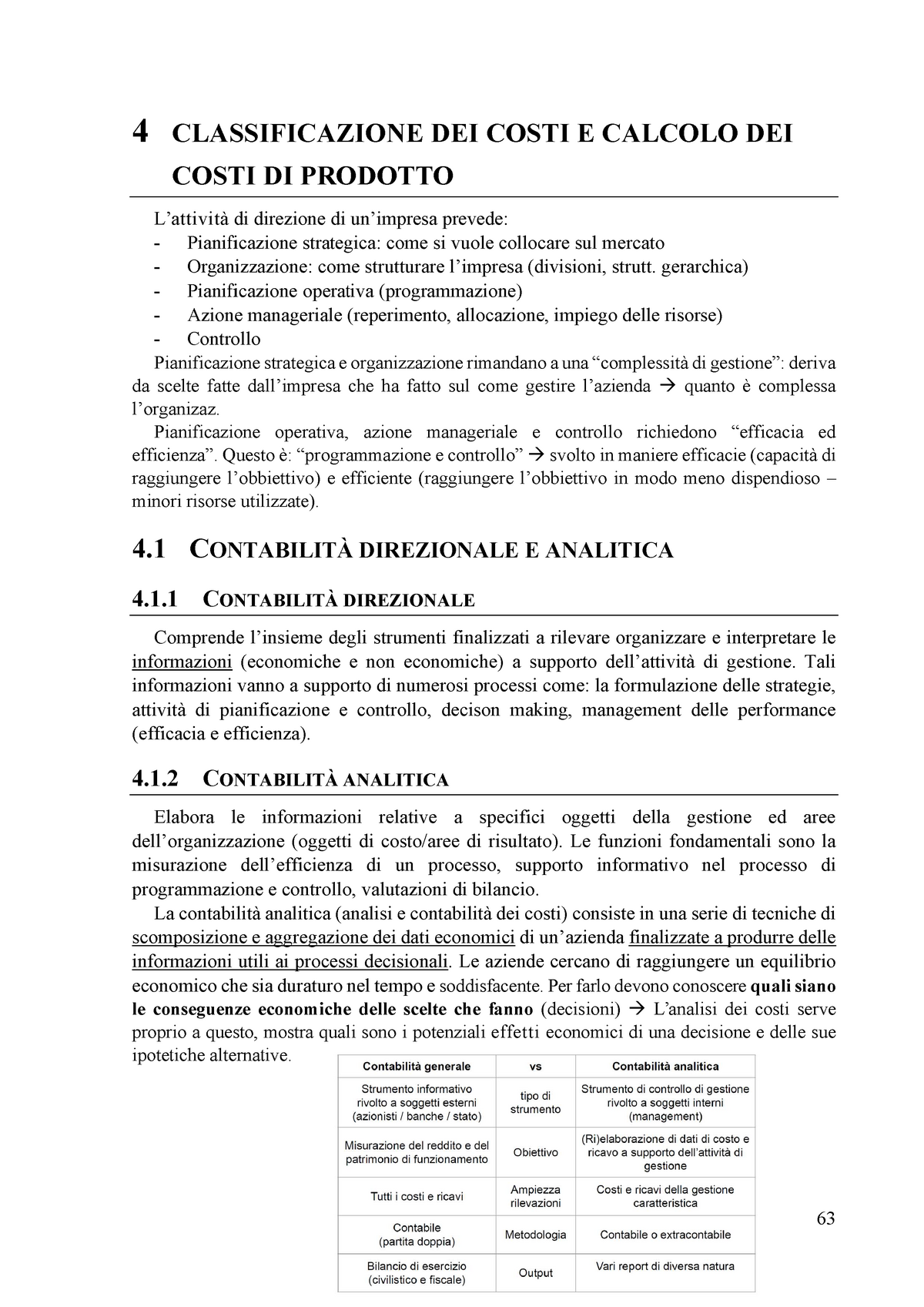 4 Classificazione Dei Costi E Calcolo Dei Costi Di Prodotto Laboratorio Di Pianificazione 3294