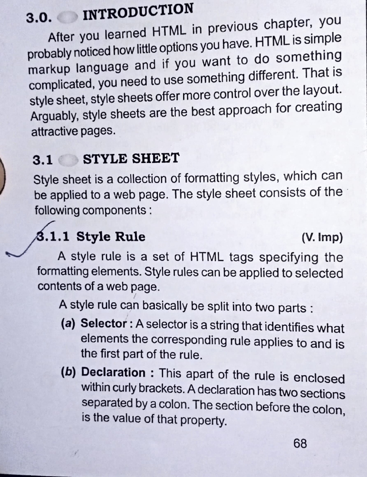 Css wt - Notes - 3. INTRODUCTION After you learned HTML in previous ...